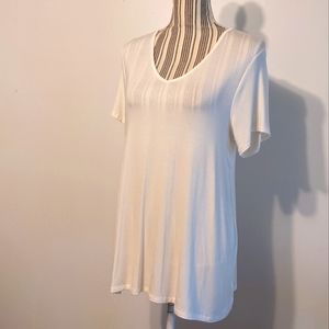 White button detail top nwot